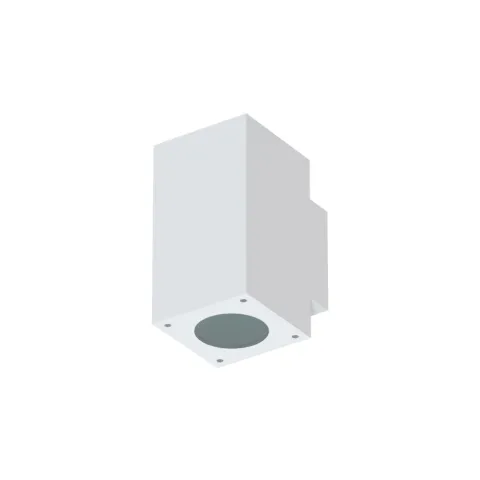 Luminária Saliente de Parede para Exterior Tromilux 2039.100.1FX Branco