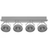 Luminária saliente de teto com luz orientável Tromilux 1199.410.9X3 Preto
