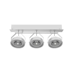 Luminária Saliente de Teto em Aço Galvanizado Pintado Tromilux 1199.310.2X4 Cinza