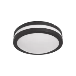 Luminária Saliente de Teto em Alumínio Fundido Tromilux 2071.200.9OX Preto