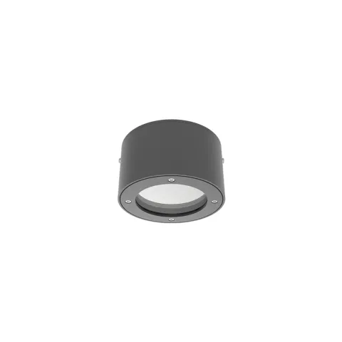 Luminária saliente de teto em aço inox 316 Tromilux 2060.107.2F3 Cinza