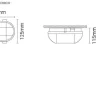 Luminária Saliente para Exterior com Corpo em Polipropileno Tromilux 2083.105.1T4 Branco