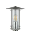 Luz de Caminho em Aço Inoxidável com Cilindro de Vidro LISIO EGLO 30187