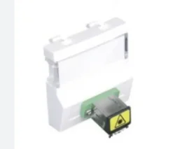 Módulo com acoplador de fribra óptica, SC,APC, simplex-branco-dois-módulos-45447 Série Quadro 45 efapel