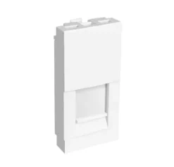 Módulo vazio para conector RJ 45 branco 1 modulo 45977 Série Quadro 45 efapel