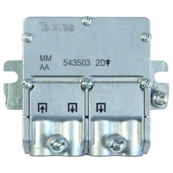Mini Repartidor de sinal tv televes 543503 2 saídas EasyF 2D 5...2400MHz 4,3/4dB