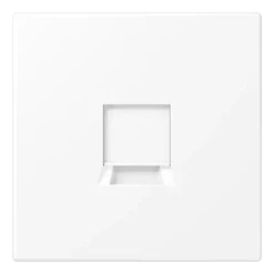 Placa central cinzento claro para conectores RJ Série LS JUNG LS1969-15WELG