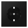 Placa central para bases de tomada SCHUKO® Safety Plus preto mate LS JUNG LS1520KIPLSWM