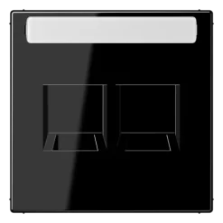 Placa central para conectores RJ 2x cinzento claro LS JUNG LS1969-25NAWELG