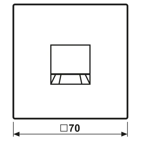 Placa central para conectores RJ UMA-CAT6A branco LS JUNG LS1969-1WEWW