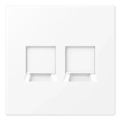 Placa central para conectores RJ 2x LS JUNG LS1969-25WESW
