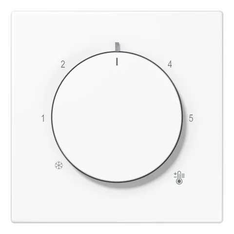 Placa central para termóstato Símbolo de temperatura branco LS JUNG LS1749BFWW