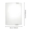 Plafon com Vidro Branco Acetinado e Suportes em Metal Prateado GRAFIK EGLO 84028