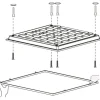 Plafon de tecto eglo herrora led 99548