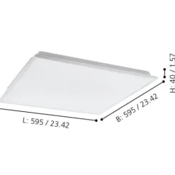 Plafon de tecto eglo herrora led 99548