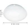 Plafon de tecto eglo Sileras 900129