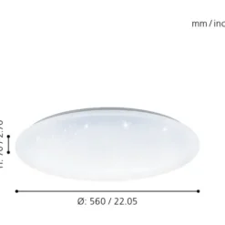 Plafon de tecto eglo totari 900002