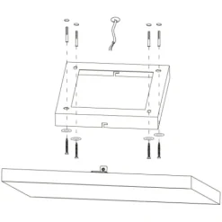 Plafon de tecto eglo turcona 900057