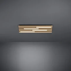 Plafon de Teto com LED e Madeira Natural MARREIRA EGLO 390428
