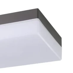 Plafon de Teto e Parede para Exterior Plástico Antracite SONELLA EGLO 94872