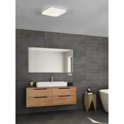 Plafon de Teto Quadrado com LED Branco Neutro FRANIA-S EGLO 900364