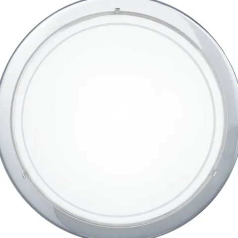 Plafon de Teto Redondo com Vidro Branco PLANET 1 EGLO 83155