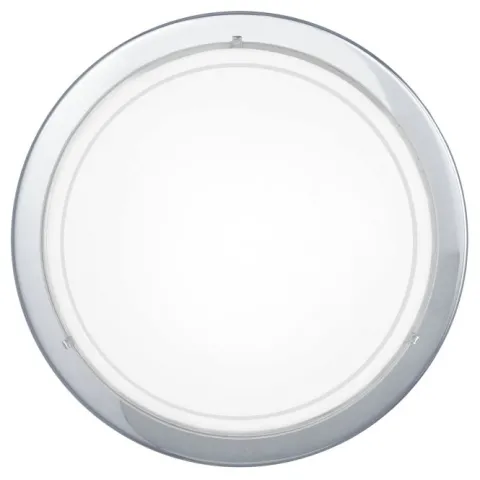 Plafon de Teto Redondo com Vidro Branco PLANET 1 EGLO 83155