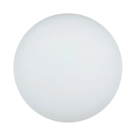 Plafon de Teto Redondo em Metal Branco e Vidro Opalino ELLA EGLO 81636