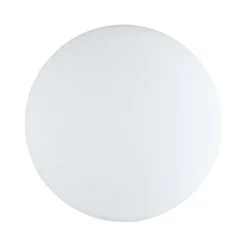 Plafon de Teto Redondo em Metal Branco com Vidro Opalino ELLA EGLO 83404