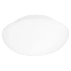 Plafon de Teto Redondo em Metal Branco com Vidro Opalino ELLA EGLO 83404