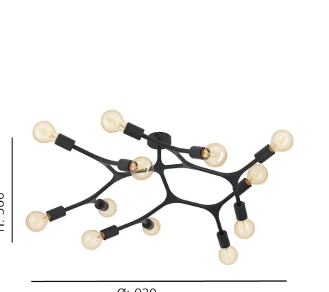 Plafon Eglo Bocadella 98319