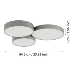 Plafon eglo led 900855 Barbano-Z