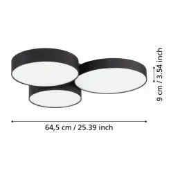 Plafon eglo led 900853 Barbano-Z
