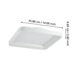 Plafon LED Branco 350x350 mm LORETELLO EGLO 901249