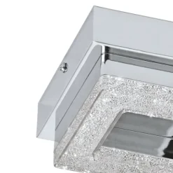 Plafon LED com Cristais Granulados e Metal Cromado FRADELO EGLO 95655