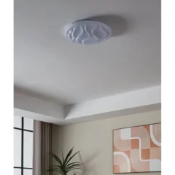 Plafon LED com Design Ondulado Branco BENARIBA EGLO 99343