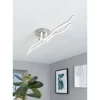 Plafon LED com Quatro Perfis Curvados em Metal Cromado RONCADE EGLO 31996