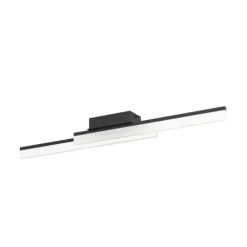 Plafon LED de Teto Preto com Luz Branca Quente PALMITAL EGLO 900844