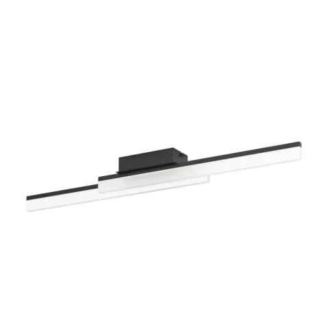 Plafon LED de Teto Preto com Luz Branca Quente PALMITAL EGLO 900844