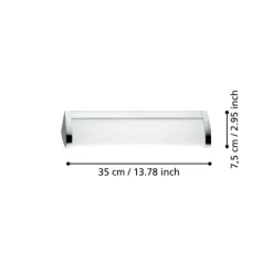 Plafon LED para Casa de Banho Metal Cromado GITA 2 EGLO 94712