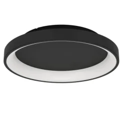 Plafon LED Preto Minimalista LORETELLO EGLO 901251