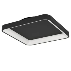 Plafon LED Preto Quadrado 350x350 mm LORETELLO EGLO 901252
