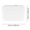 Plafon LED Quadrado 33x33 cm Branco FRANIA EGLO 97875