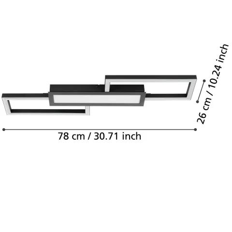 Plafon monirote eglo 99792