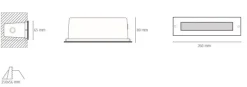 Pré Caixa de instalação de encastrar para projector muro a ref. 2016.105.8OL tromilux