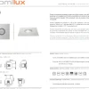 Projector de Chão Exterior de Encastrar LED 2.8W 3000K Tromilux 3094.103.8TL Aço Inoxidável