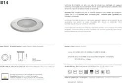 Projector de Chão Exterior Encastrar TROMILUX TROMILUX 30141008FX Aço Inoxidável