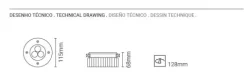 Projector de Chão Exterior Encastrado Tromilux 3005.103.8TL Tromilux 3005.103.8TL Aço Inoxidável