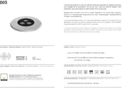 Projector de Chão Exterior Encastrado Tromilux 3005.103.8TL Tromilux 3005.103.8TL Aço Inoxidável
