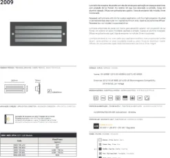 Projector de Parede Exterior de Encastrar Branco Tromilux 2009.100.10X Branco
